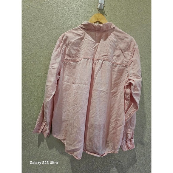 Men's, szXXL/20 button up dress shirt,in pink - Picture 4 of 5